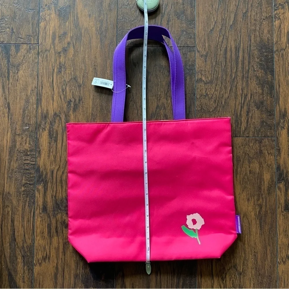 Clinique x Donald Robertson Limited Edition Tote and Makeup Bag Floral
